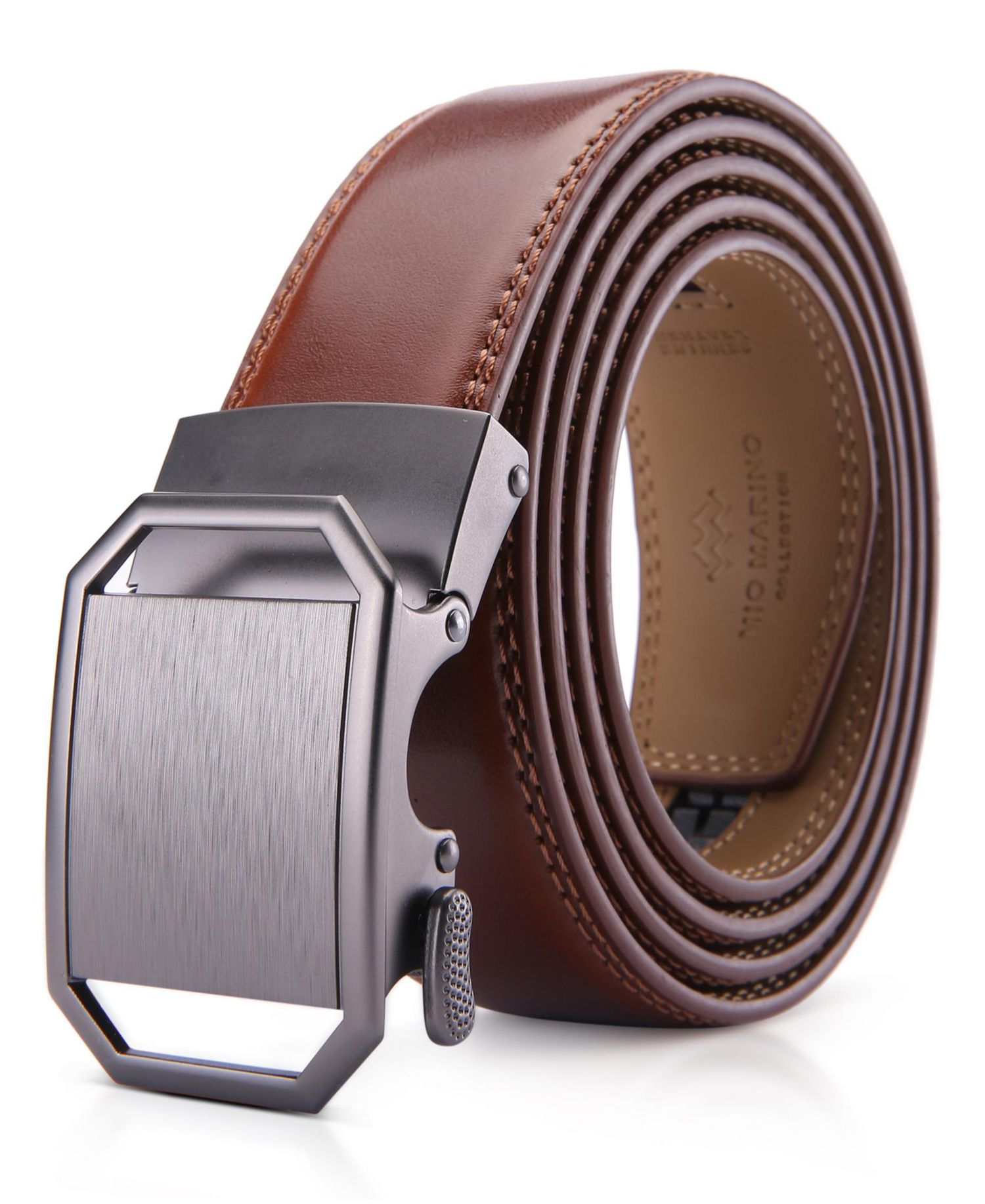Men's Metallic Octagon Ratchet Belt