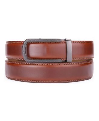 Men's Ribbed Metal Ratchet Belt
