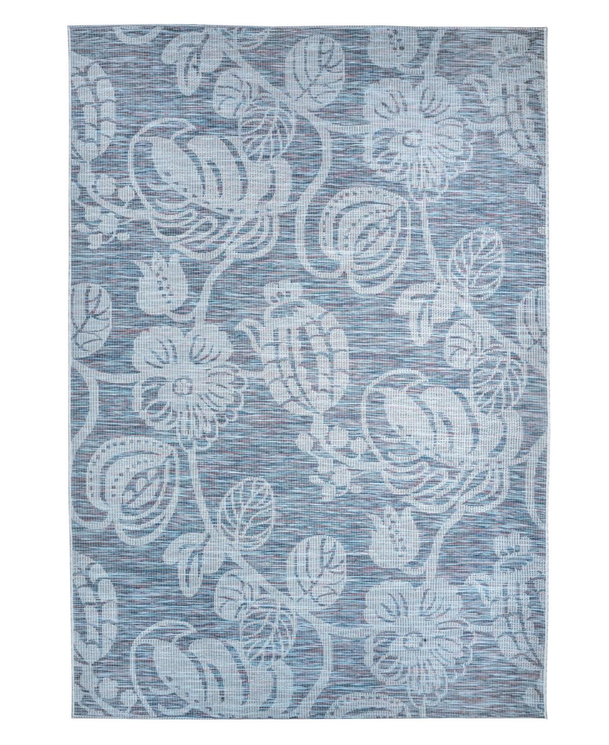 Genevieve Gorder Tropical Fete Outdoor 4653 5'3in x 7'6in Area Rug - Blue, Multi