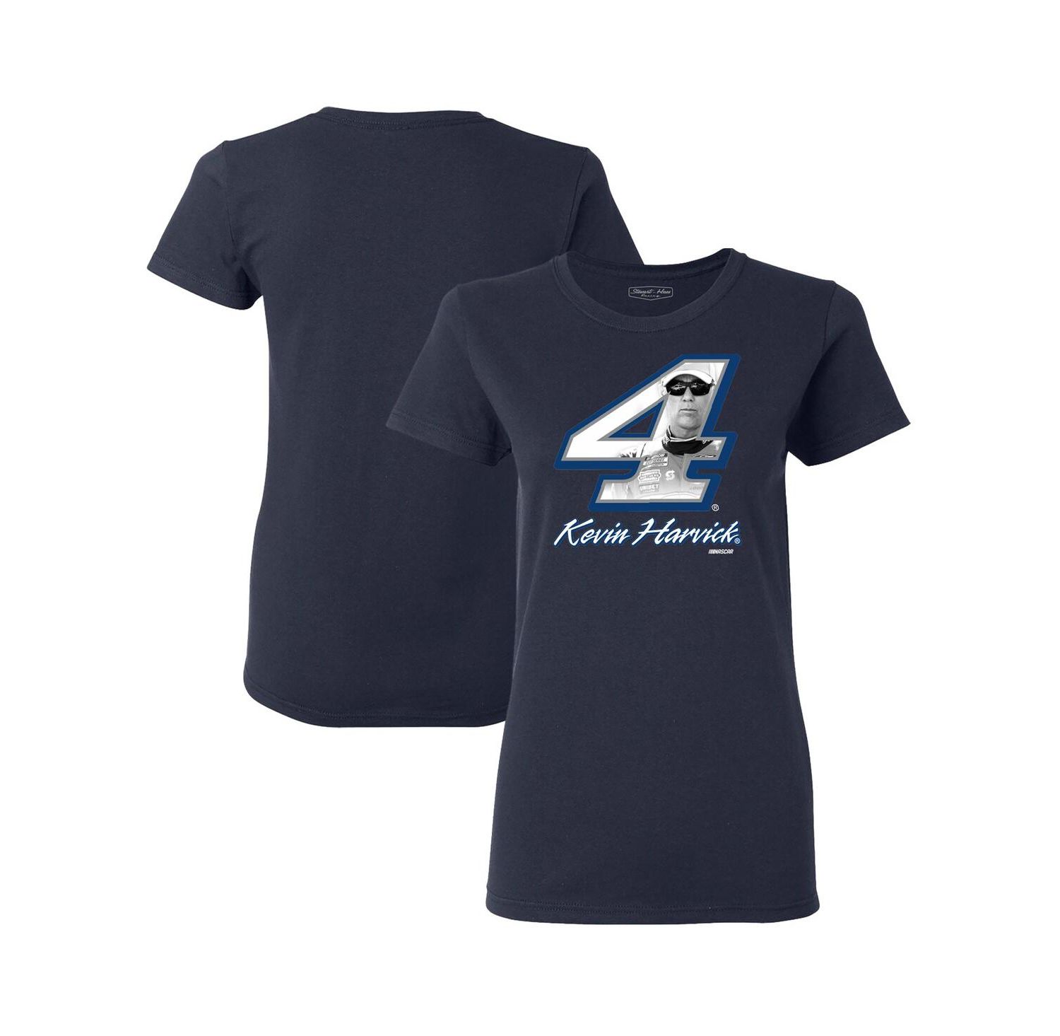 Women's Navy Kevin Harvick Driver T-shirt