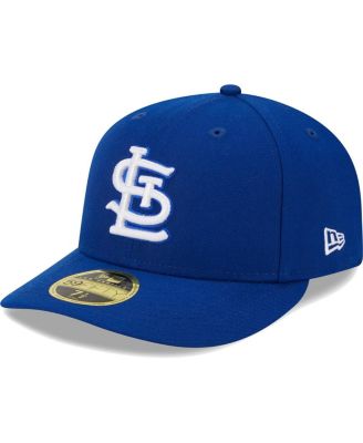 Men's Royal St. Louis Cardinals White Logo&nbsp;Low Profile 59FIFTY Fitted Hat