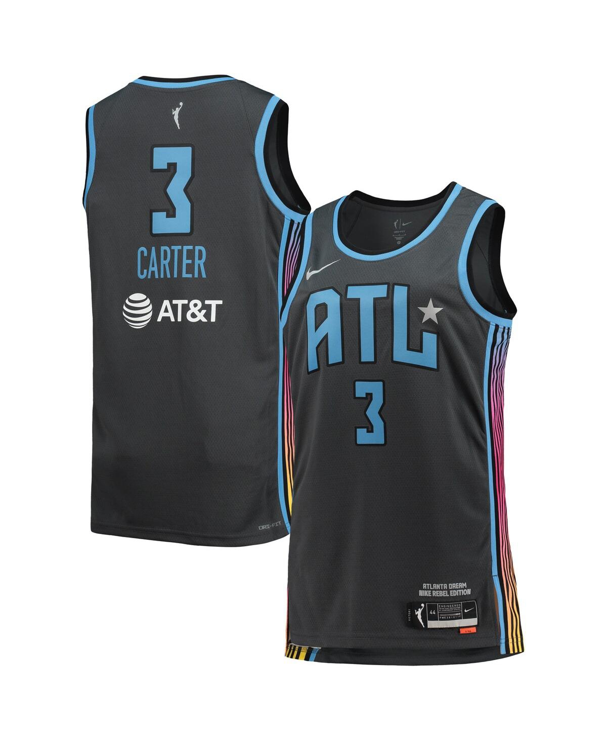 Women's Nike Chennedy CarterAtlanta Dream 2021 Rebel Edition Victory Player Jersey - Black