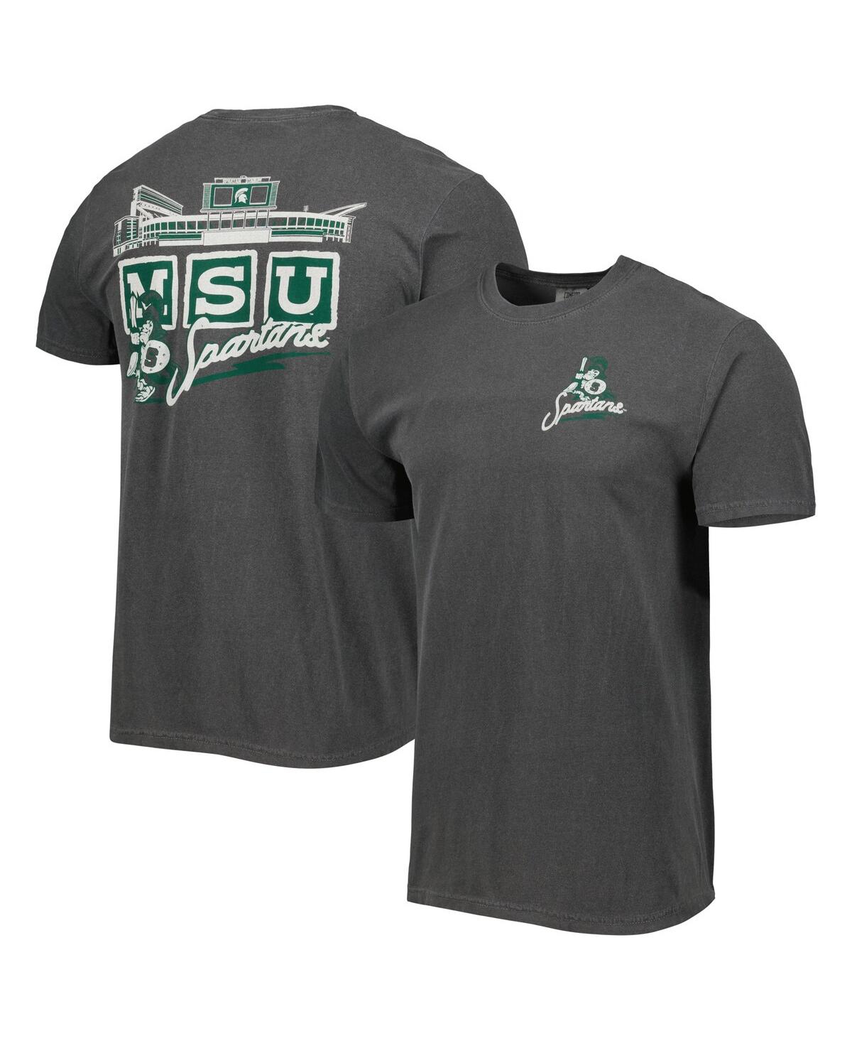 Shop Image One Men's Black Michigan State Spartans Vault Stadium T-shirt