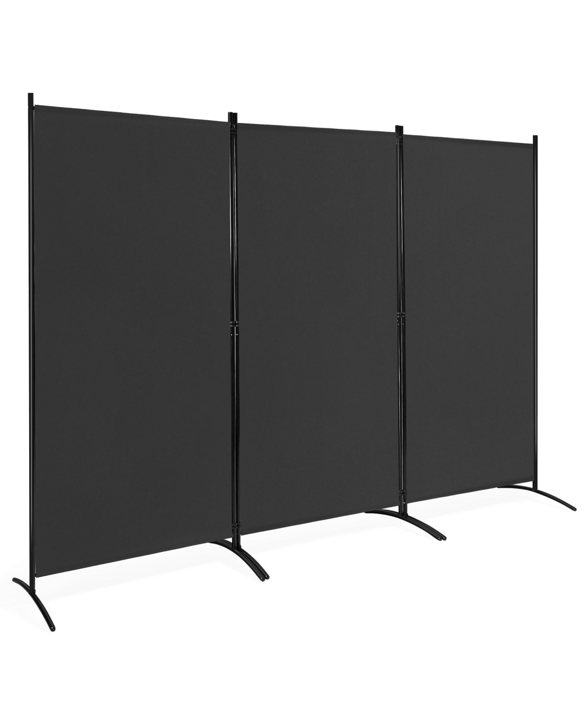 Costway 3-Panel Room Divider Folding Privacy Partition Screen for Office Room