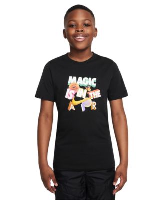 Nike - Big Kids Sportswear Standard-Fit Printed T-Shirt
