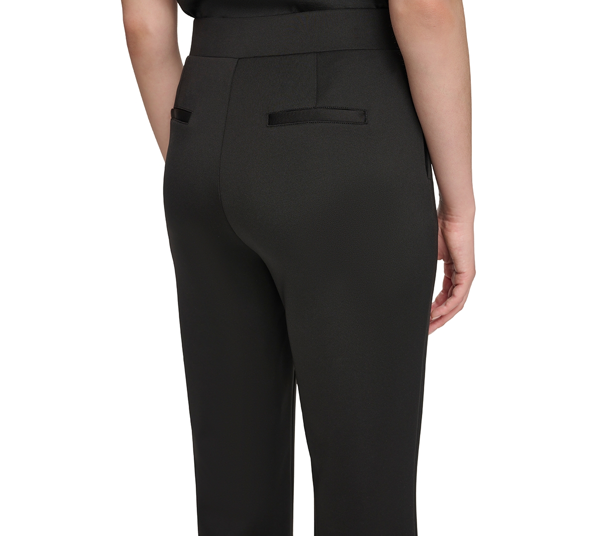 Calvin Klein Women's Seam-Front Wide-Leg Pants