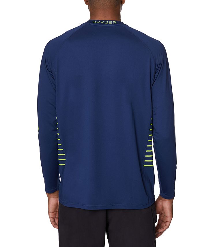 Spyder Men's Long Sleeve Rashguard Performance Shirt Macy's
