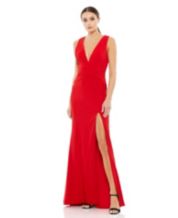 Macy's red formal discount dresses