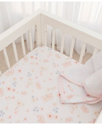 Baby Girls Cotton Jersey Crib Sheet