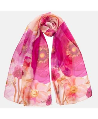 Campo de' Fiori - Long Sheer Silk Scarf for Women