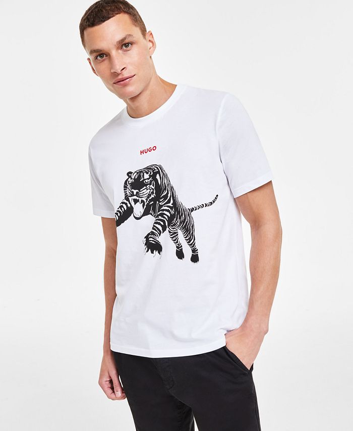 HUGO Men's Darpione Cotton Graphic T-Shirt - Macy's