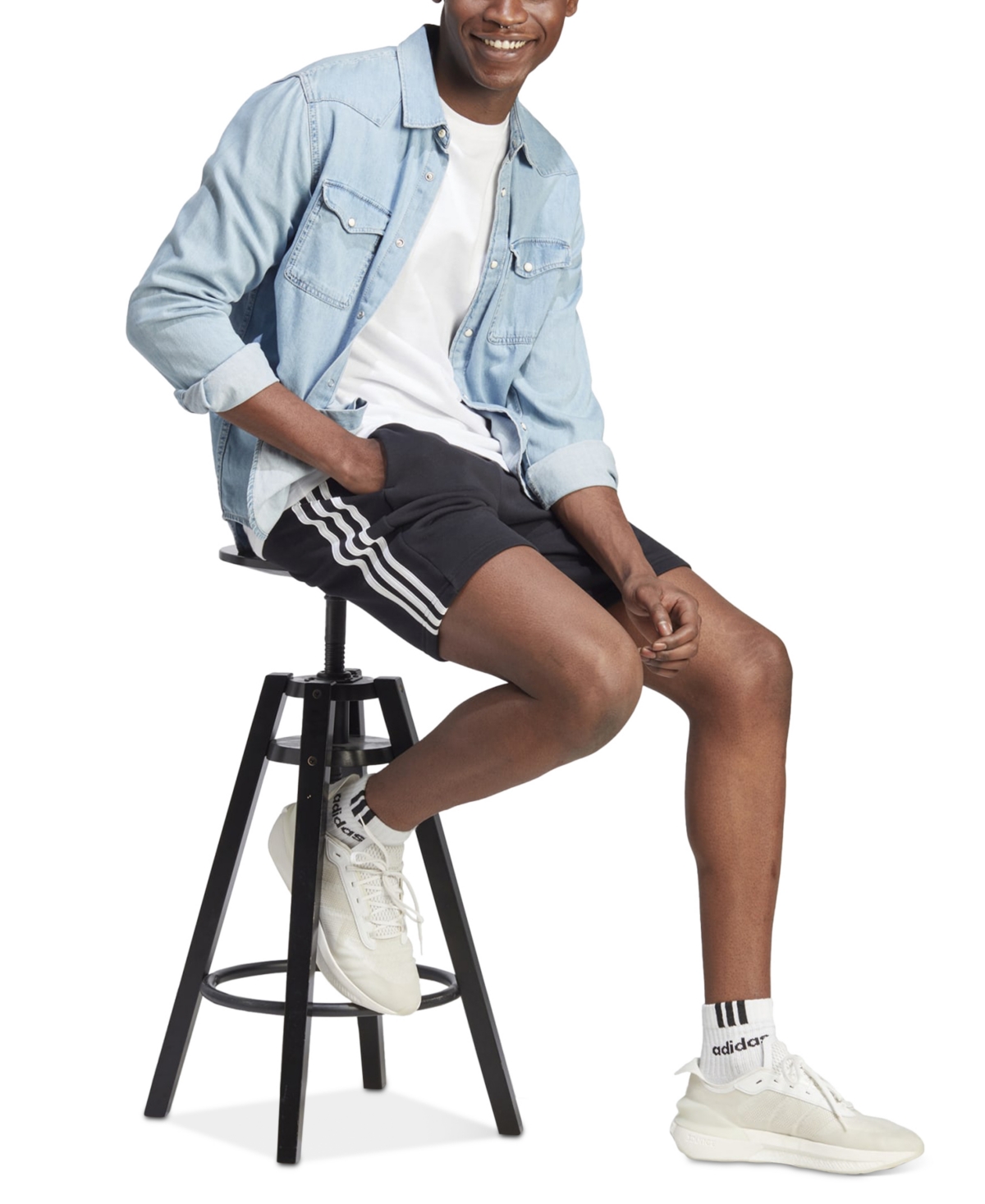 adidas Men's 3-Stripes 10