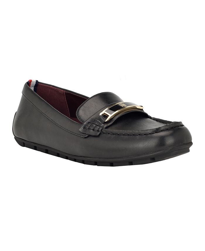 Tommy Hilfiger Women's Kyria Flat Ornamented Driving Moccasins - Macy's