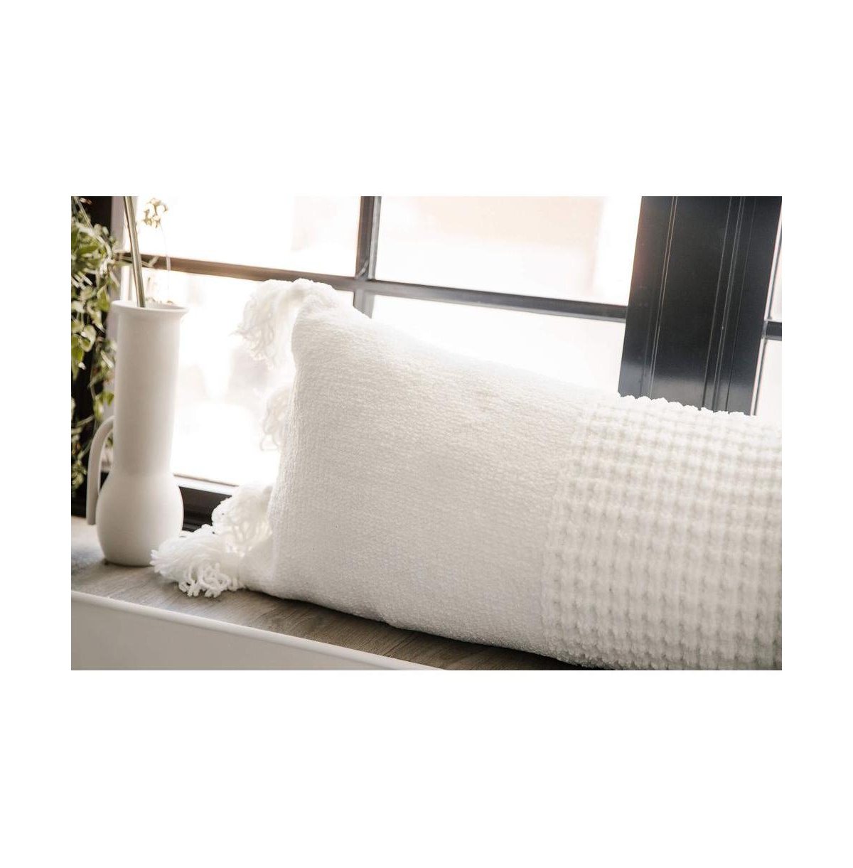 Sunday Citizen Braided Pom Pom Decorative Pillow, 14