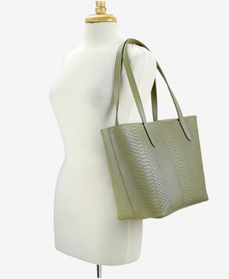 Teddie Extra-Large Leather Tote Bag