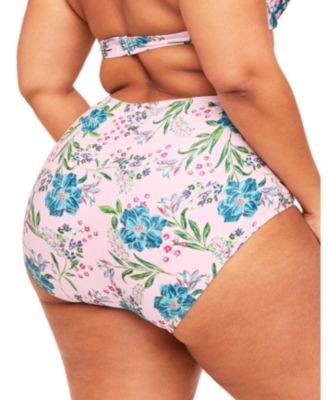 Shelby Women's Plus-Size Swimwear High-Waist Bikini Bottom
