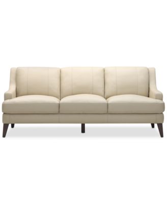 CLOSEOUT! Collyn 83" Modern Leather Sofa, Created for Macy's