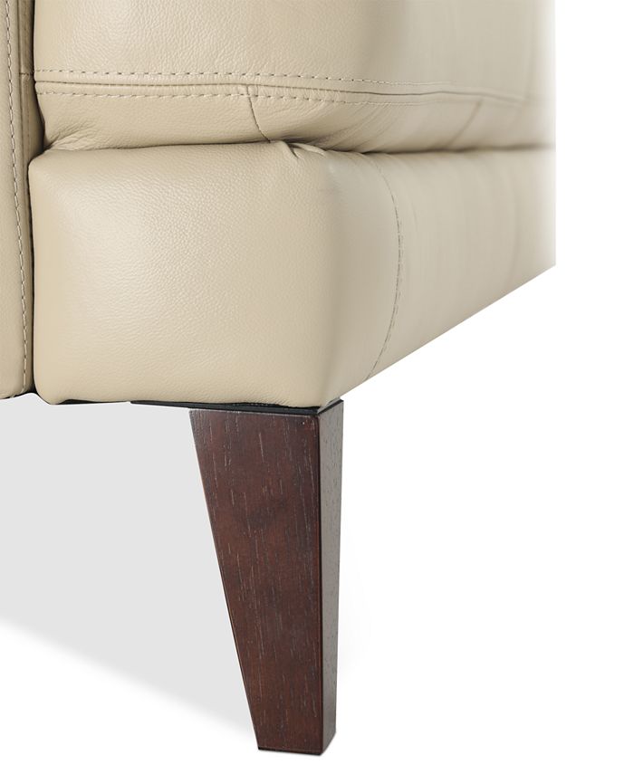 Furniture Collyn 59" Modern Leather Loveseat, Created for Macy's Macy's