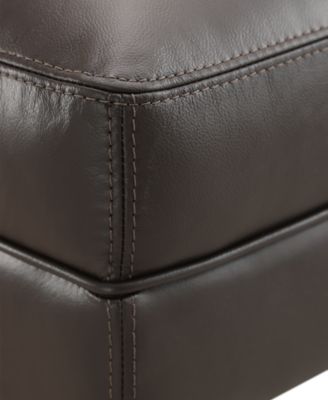 CLOSEOUT! Collyn 31" Modern Leather Ottoman, Created for Macy's