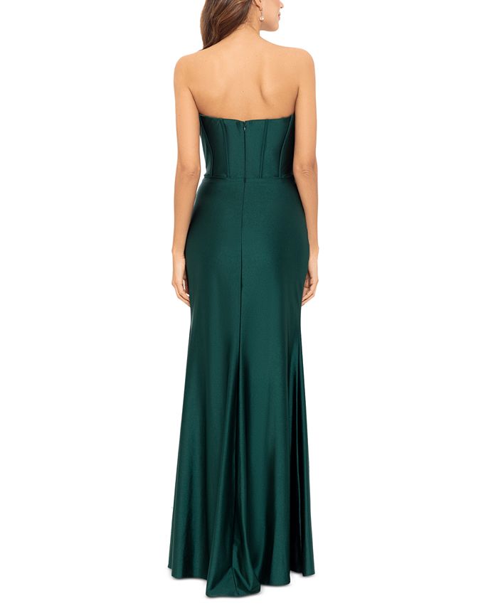 Betsy & Adam Women's Corset Strapless Gown Macy's