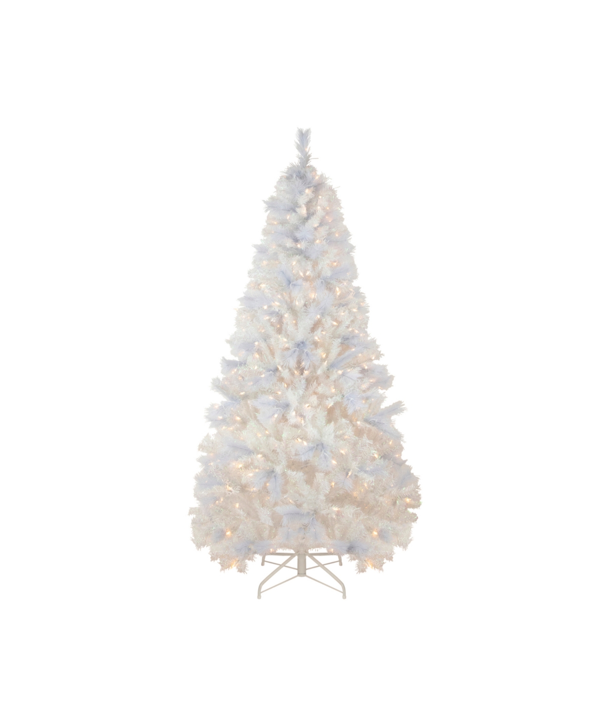 Northlight 7.5' Pre-lit Seneca Spruce Artificial Christmas Tree With Dual Function Led Lights In White