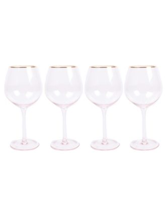 8 Oak Lane Glass Stemmed Martini Glasses, Set of 4 - Macy's