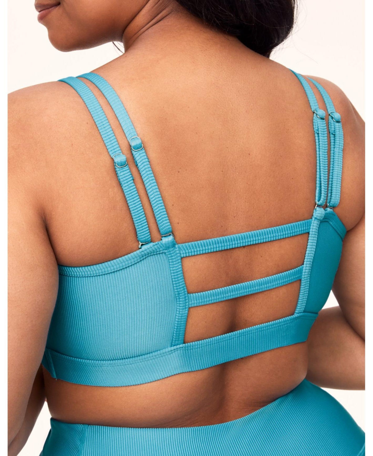 Adore Me Plus Size Remy Rib Bra Ribbed Sports Bra