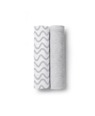 Swaddle Blanket — 2 Pack — Premium Activewear Jersey Knit — Swaddle, Blanket, Nursing Cover & More