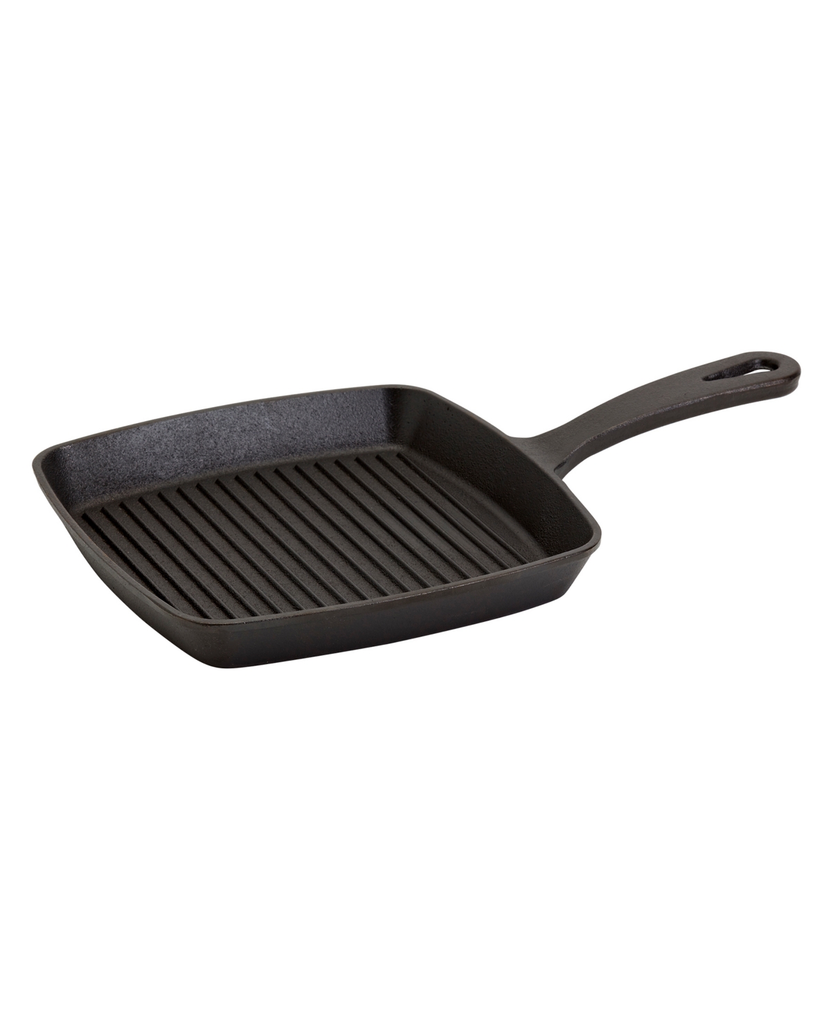 Smith And Clark Cast Iron 8" Square Grill Pan In Black