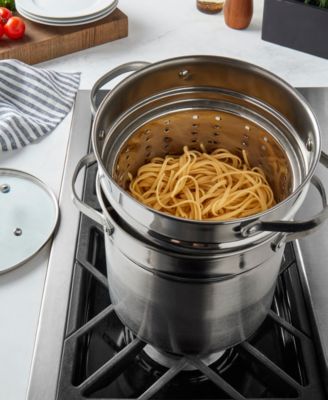 Stainless Steel 3 Piece 6 Quart Multi-Cooker Set