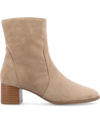 Women's Hayven Block Heel Almond Toe Booties