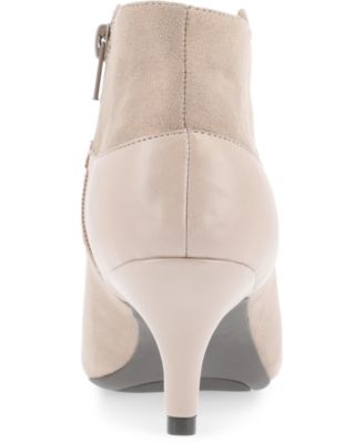 Women's Embrie Two Tone Kitten Heel Dress Booties