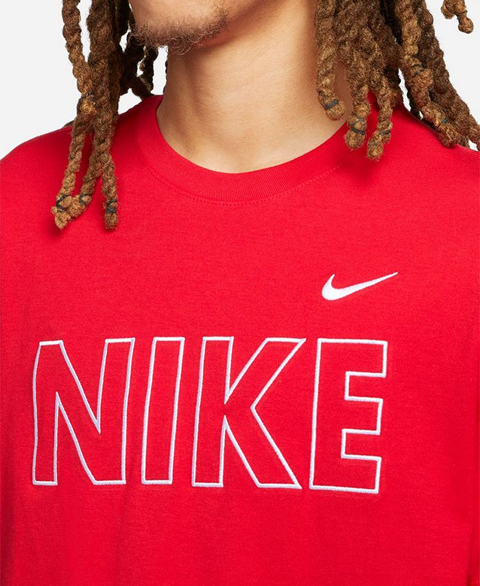 Nike Men's Sportswear Logo Graphic Short Sleeve Crewneck T-Shirt - Macy's