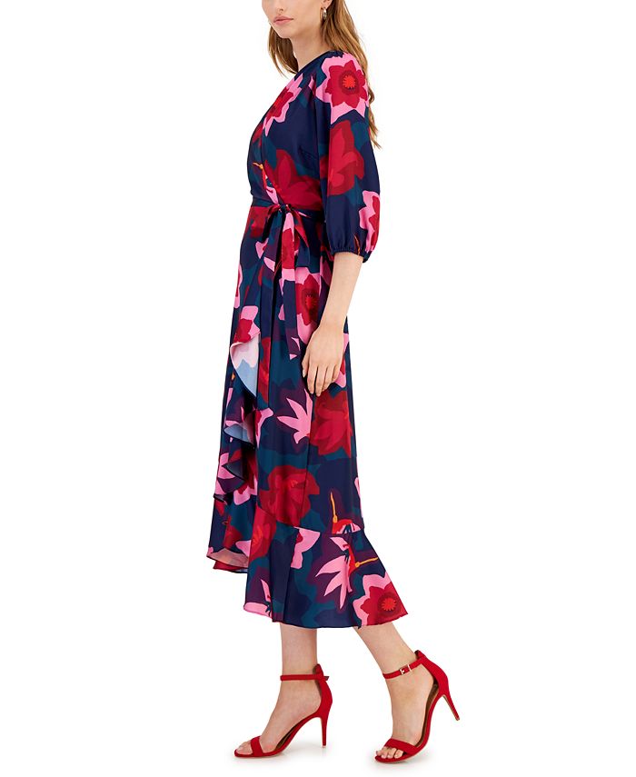 Sam Edelman Women's Matisse Side-Tie Ruffled Midi Dress - Macy's