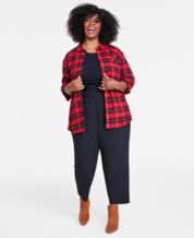 Macys plus size holiday tops hotsell