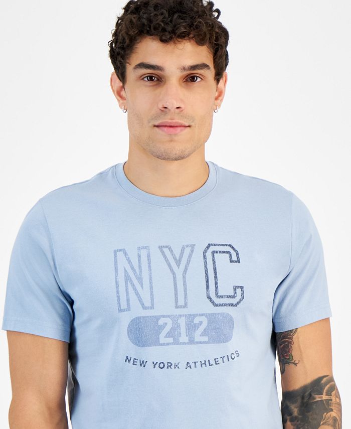 Sun + Stone Men's NYC Varsity Graphic T-Shirt, Created for Macy's - Macy's