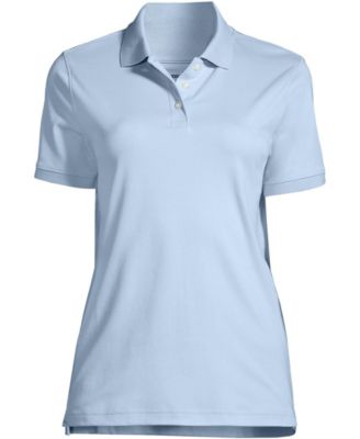 Women's School Uniform Short Sleeve Interlock Polo Shirt