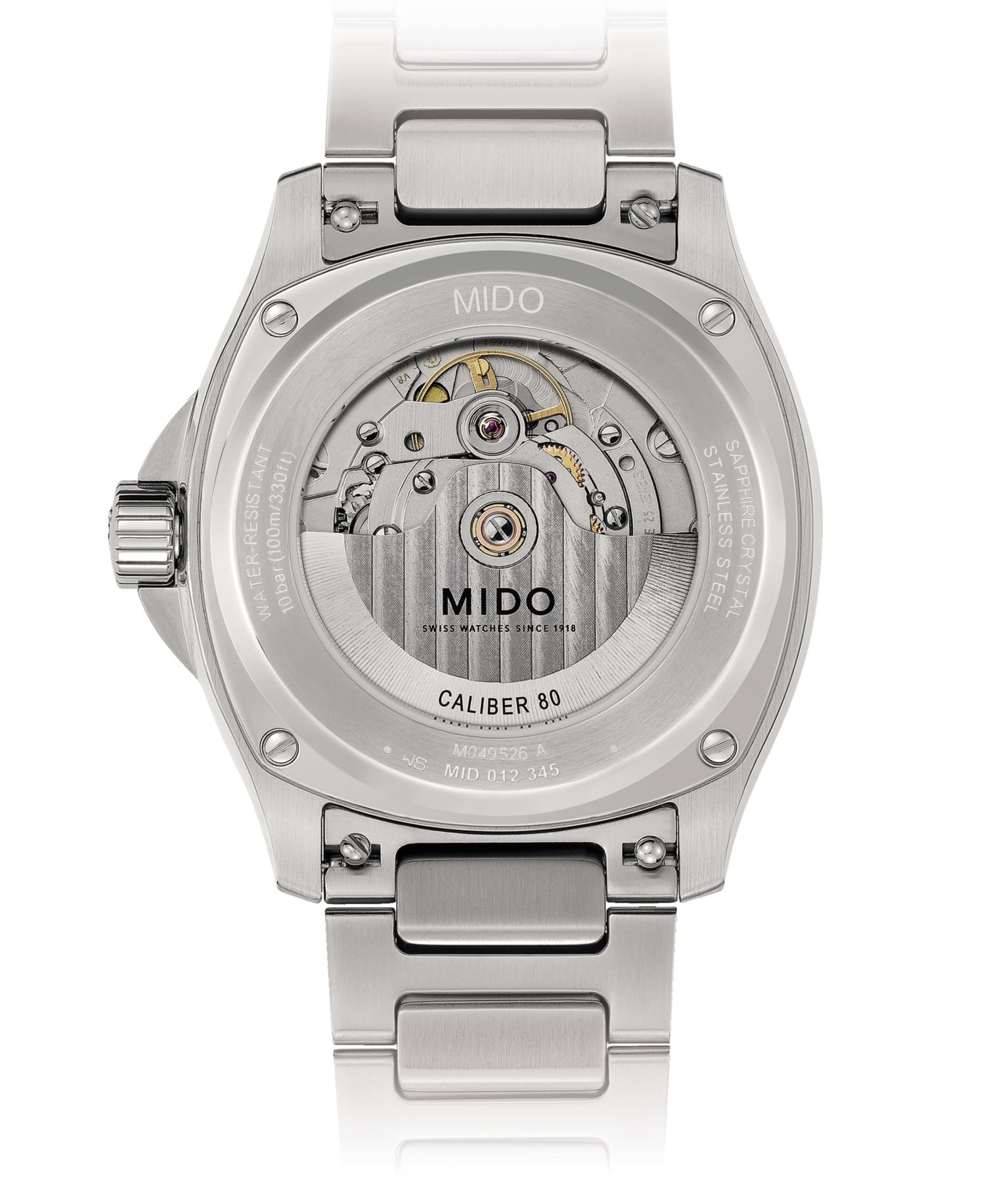 Men's Swiss Automatic Multifort Stainless Steel Bracelet Watch 41mm