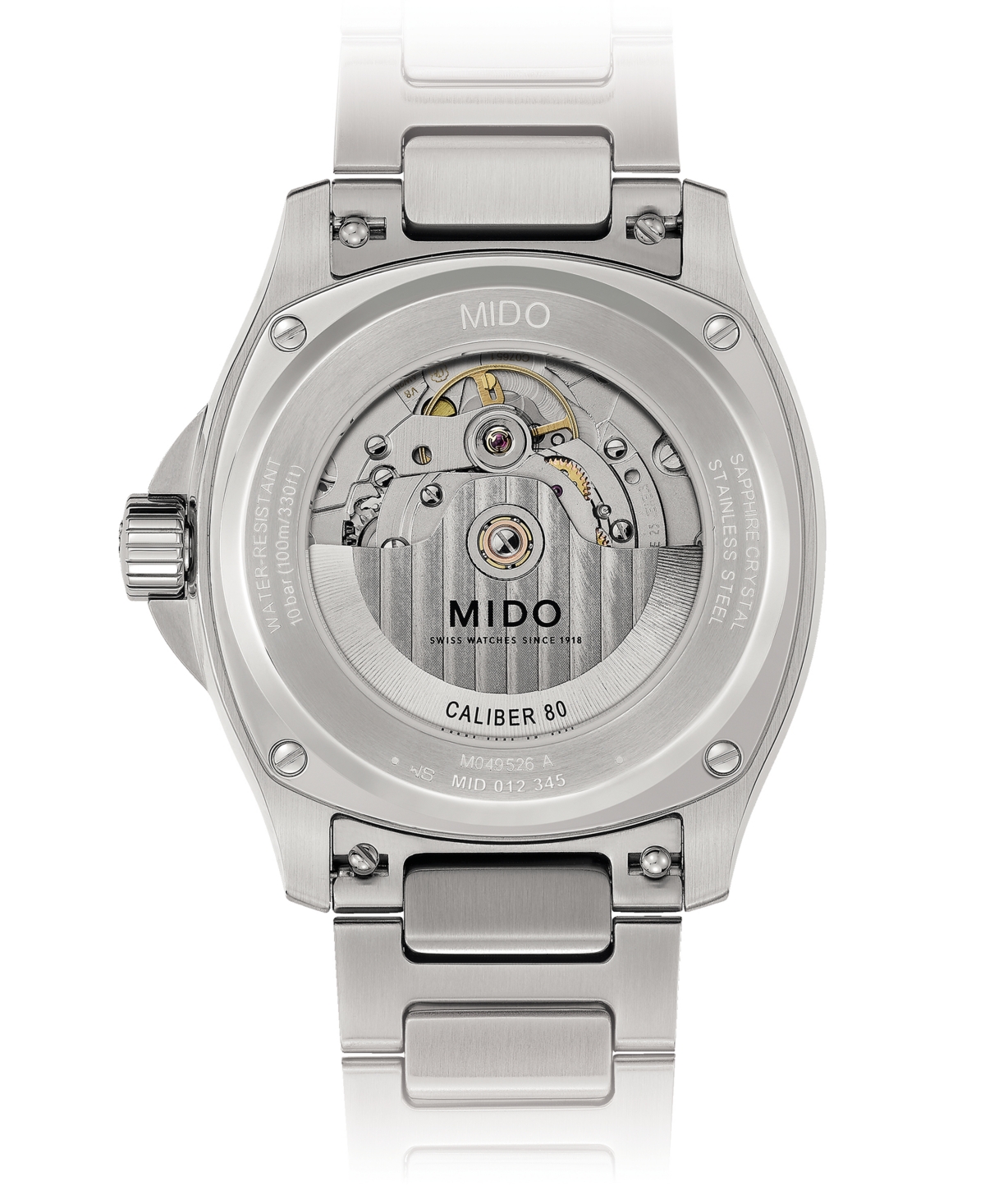 Shop Mido Men's Swiss Automatic Multifort Stainless Steel Bracelet Watch 41mm In Green