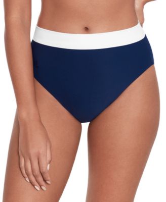 Lauren Ralph Lauren - Women's Banded High-Waist Bikini Bottoms