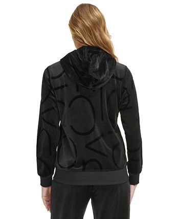 Calvin klein shop velour hoodie
