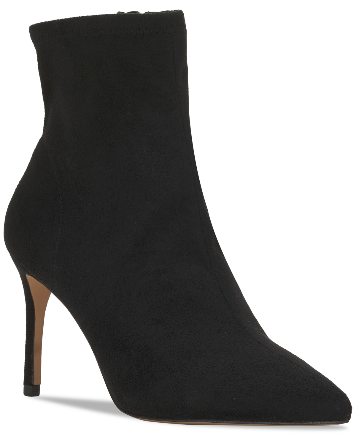 Jessica Simpson Women s Semaja Pointed Toe Dress Booties Sandstone Faux Suede Smart Closet