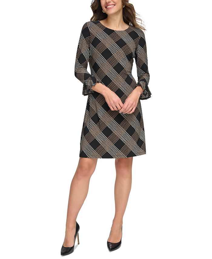 Macy's tommy deals hilfiger black dress