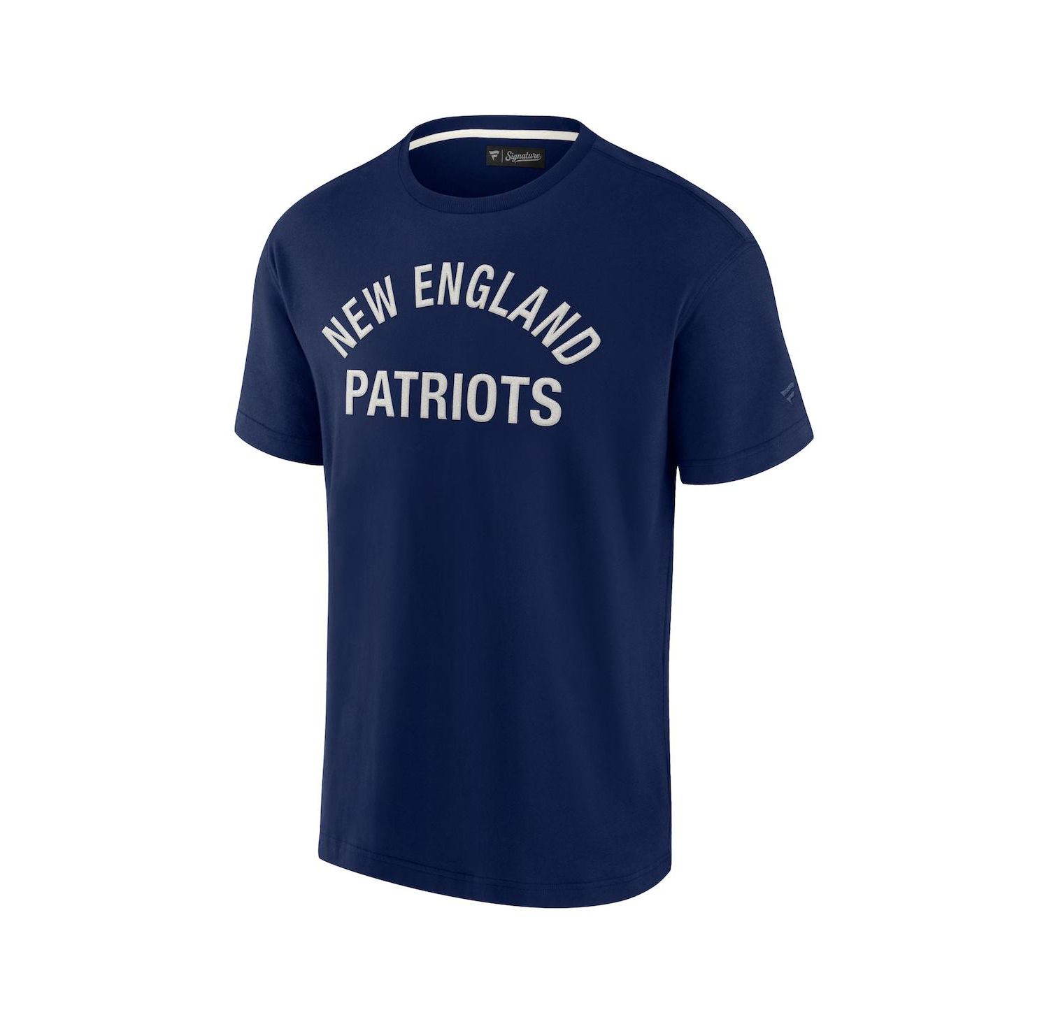 Men's and Women's Navy New England Patriots Super Soft Short Sleeve T-shirt