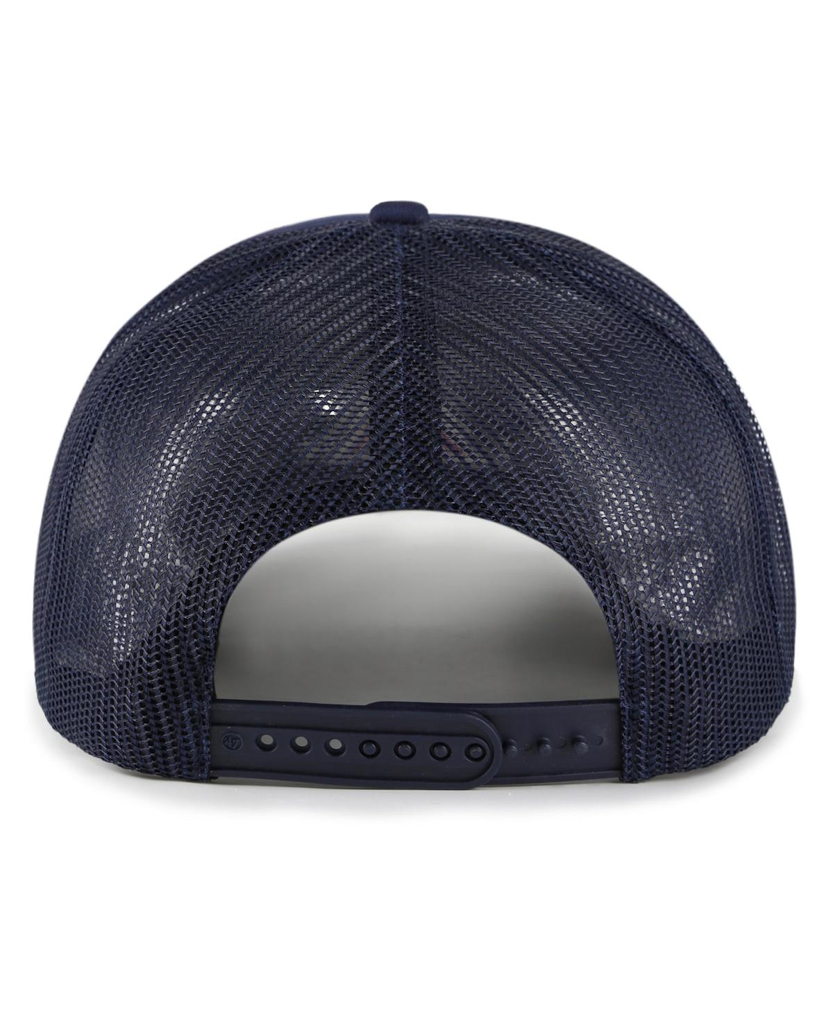 Men's '47 BrandNew York Yankees Foam Logo Trucker Snapback Hat - Navy