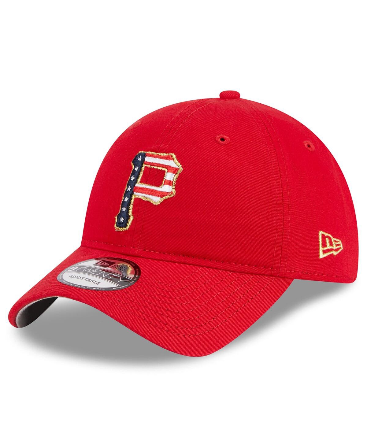 Shop New Era Women's  Red Pittsburgh Pirates 2023 Fourth Of July 9twenty Adjustable Hat
