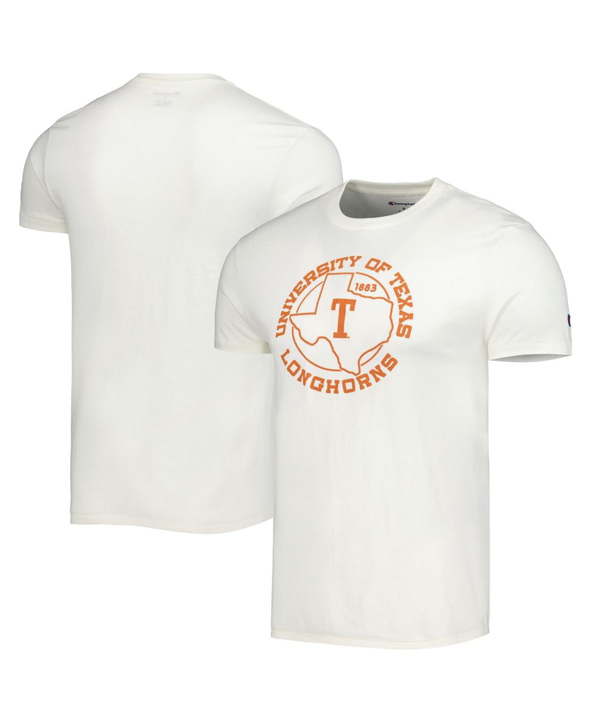 Champion Men's  White Texas Longhorns Vault State Tri-blend T-shirt In White