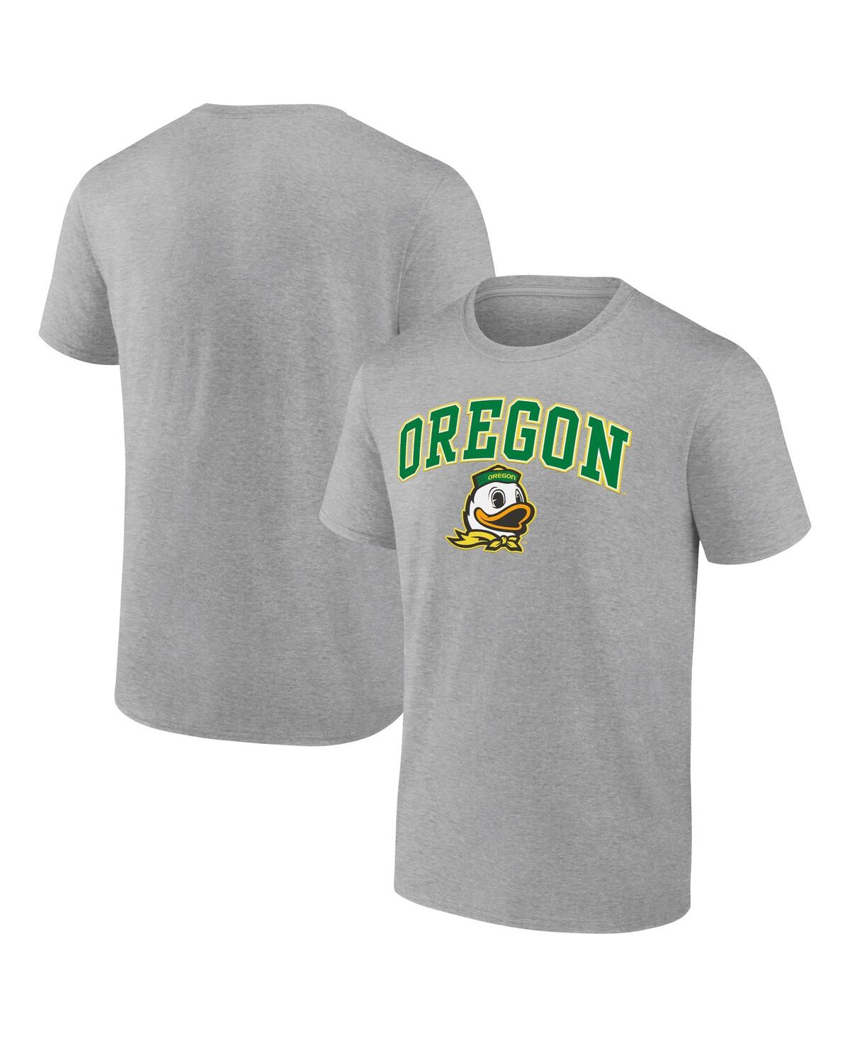 Fanatics Men's  Gray Oregon Ducks Campus T-shirt