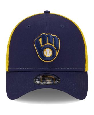 Men's Navy Milwaukee Brewers Team Neo 39THIRTY Flex Hat