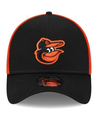 Men's Black Baltimore Orioles Team Neo 39THIRTY Flex Hat